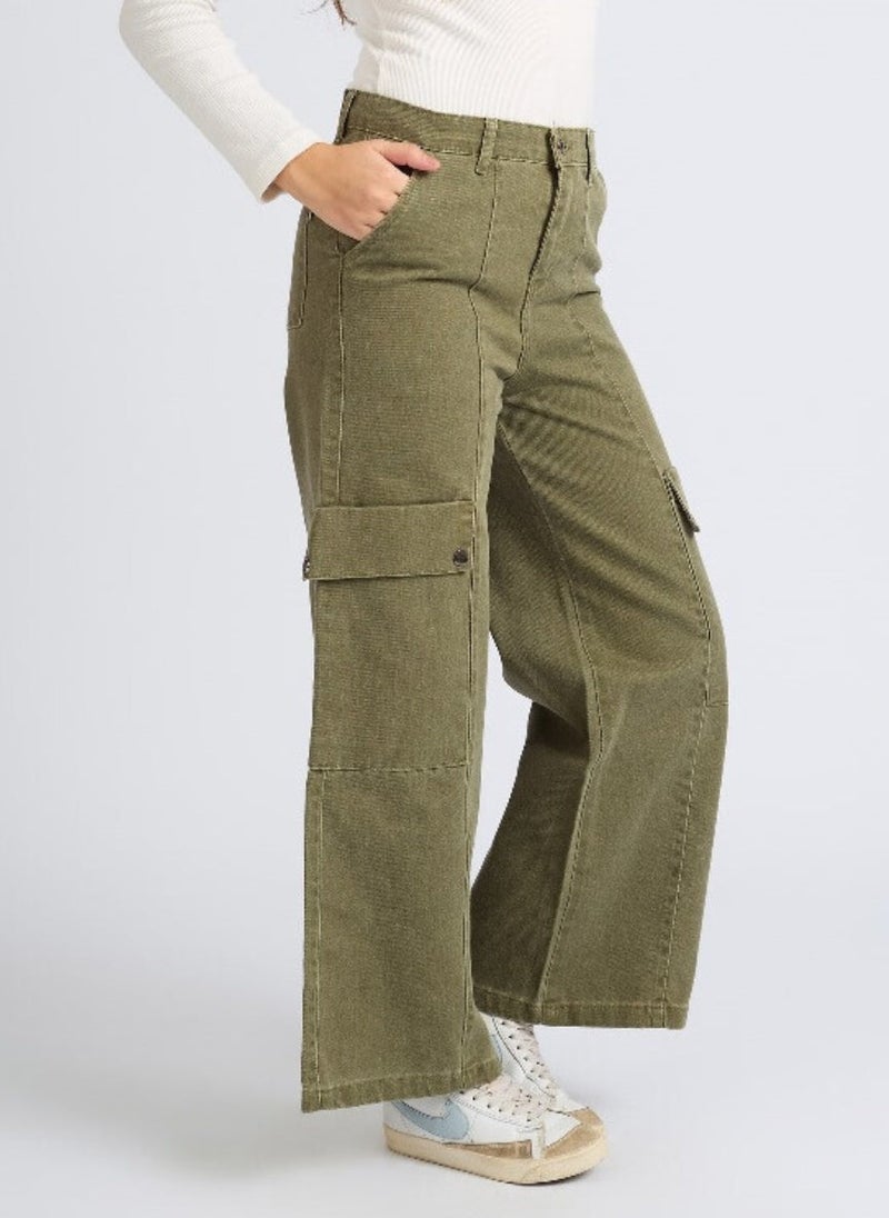 Cloud Fashion Dark Green Cargo Fit - Image 3